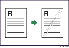 Ilustração da marca de água