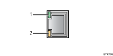 Иллюстрация стандартного порта Ethernet