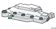 Waste toner bottle illustration