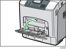 Bypass tray illustration