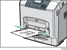 Bypass tray illustration