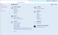 Web browser screen illustration