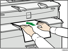 Bypass tray illustration