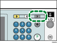 Interrupt key illustration