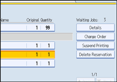 Operation panel screen illustration