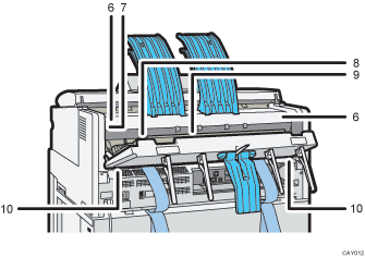 Main unit illustration numbered callout illustration