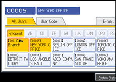 operation panel screen illustration