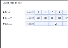 operation panel screen illustration