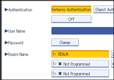 Operation panel screen illustration