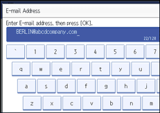 Operation panel screen illustration