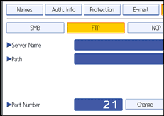 Operation panel screen illustration