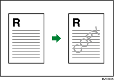 Illustration of watermark