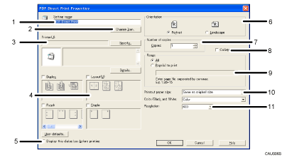 Application screen illustration numbered callout illustration