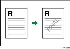 Illustration of watermark