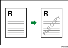 Illustration of watermark