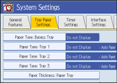 Operation panel screen illustration