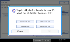 Operation panel screen illustration