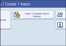 Operation panel screen illustration