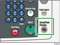 Simplified Display key illustration