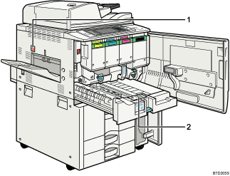 Main unit illustration numbered callout illustration