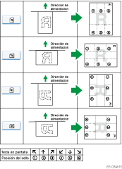 Ilustración de la posición del sello