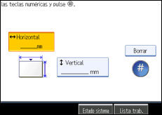 Ilustración de la pantalla panel de mandos