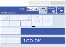 Ilustración de la pantalla panel de mandos