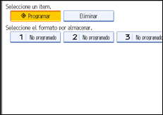Ilustración de la pantalla panel de mandos
