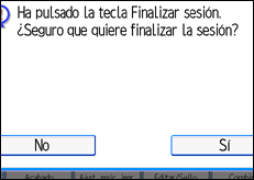 Ilustración de la pantalla panel de mandos