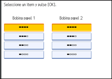 Ilustración de la pantalla panel de mandos