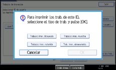 Ilustración de la pantalla panel de mandos