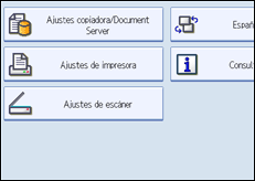Ilustración de la pantalla panel de mandos