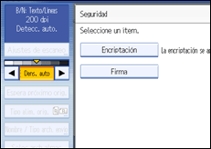 Ilustración de la pantalla panel de mandos