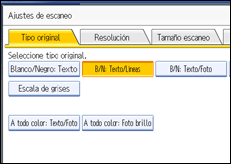 Ilustración de la pantalla panel de mandos