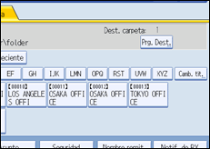 Ilustración de la pantalla panel de mandos