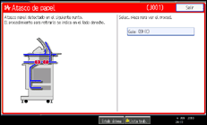 Ilustración de la pantalla panel de mandos