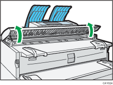 Illustration du capot du scanner