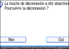 Illustration de l'écran du panneau de commande