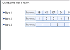 Illustration de l'écran du panneau de commande