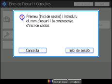 Il·lustració de pantalla del tauler d'operacions