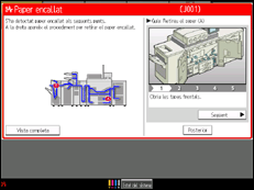 Il·lustració de pantalla del tauler d'operacions