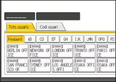 il·lustració de la pantalla del panell de control