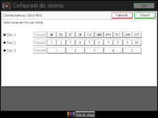 il·lustració de la pantalla del panell de control