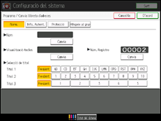 Il·lustració de pantalla del tauler d'operacions
