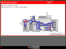 Ilustrace displeje ovládacího panelu
