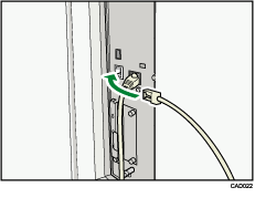 ilustrace připojení ethernetového kabelu