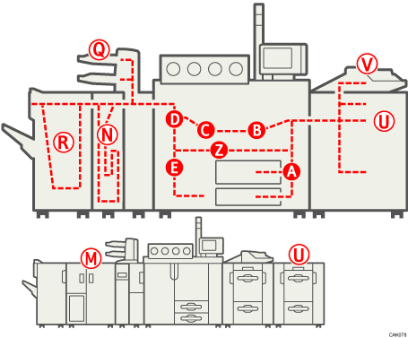 Ilustración de la máquina