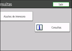 Ilustración de la pantalla panel de mandos