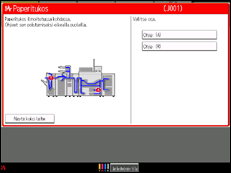 Käyttöpaneelin näytön kuvaus