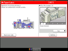 Käyttöpaneelin näytön kuvaus
